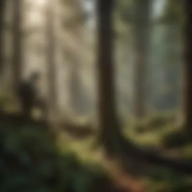 Foresters implementing conservation strategies