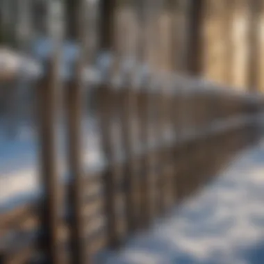 Illustration of various types of snow fences used in environmental management