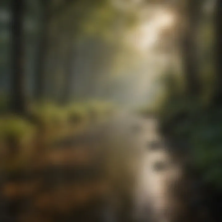The Importance of River Ecosystems A serene river ecosystem showcasing flora and fauna