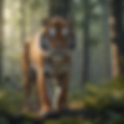 A majestic tiger in its natural habitat, symbolizing the importance of top predators.