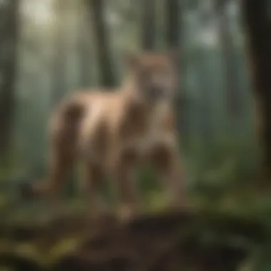 Threats to Puma Populations A visual representation of threats faced by pumas, including habitat loss and poaching