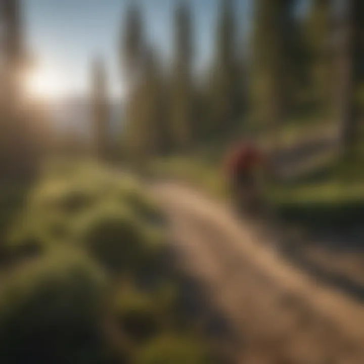 Thrilling Bike Descent on Teton Trails