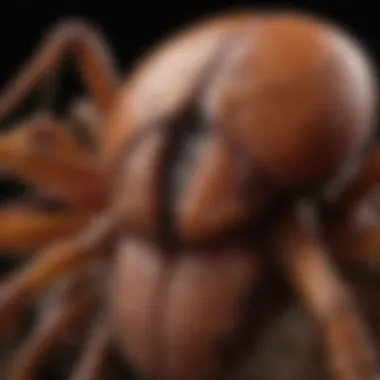 Close-up of Tick Anatomy Revealing Intricate Details Tick anatomy closeup