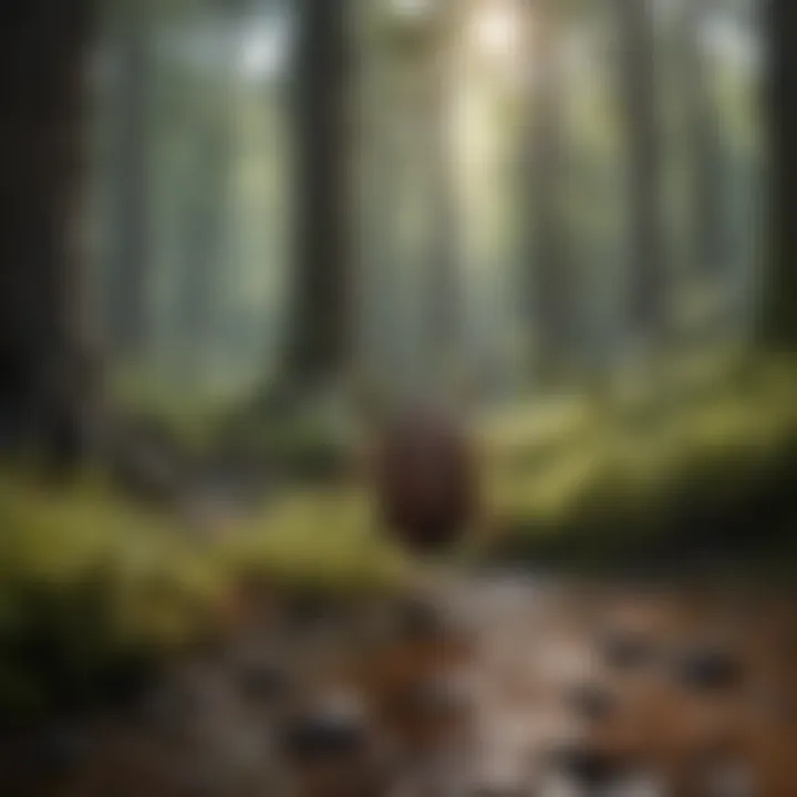 Tick habitat in Damp Forest