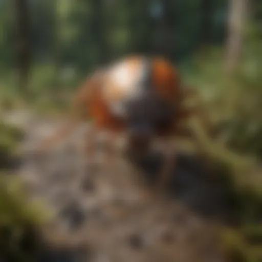 Tick species diversity in natural habitats