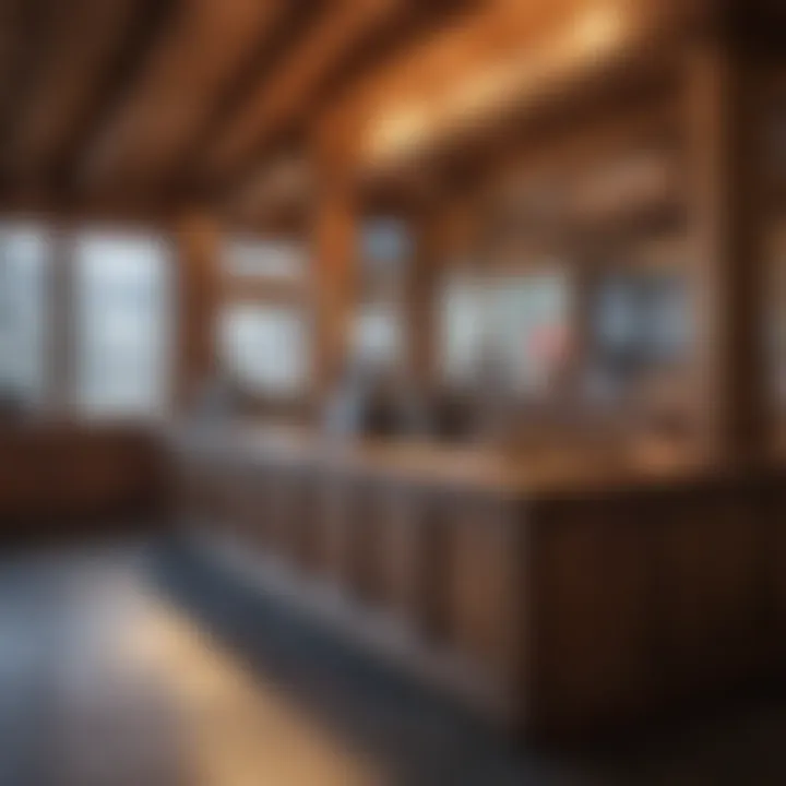 Efficient Ticket Counter at Snow Summit Ski Resort Ticket Counter at Snow Summit Ski Resort