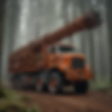 Majestic Timber Harvesting Vehicle