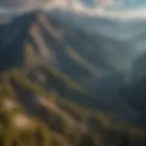 Aerial View of Mt. Baldy's Towering Peaks