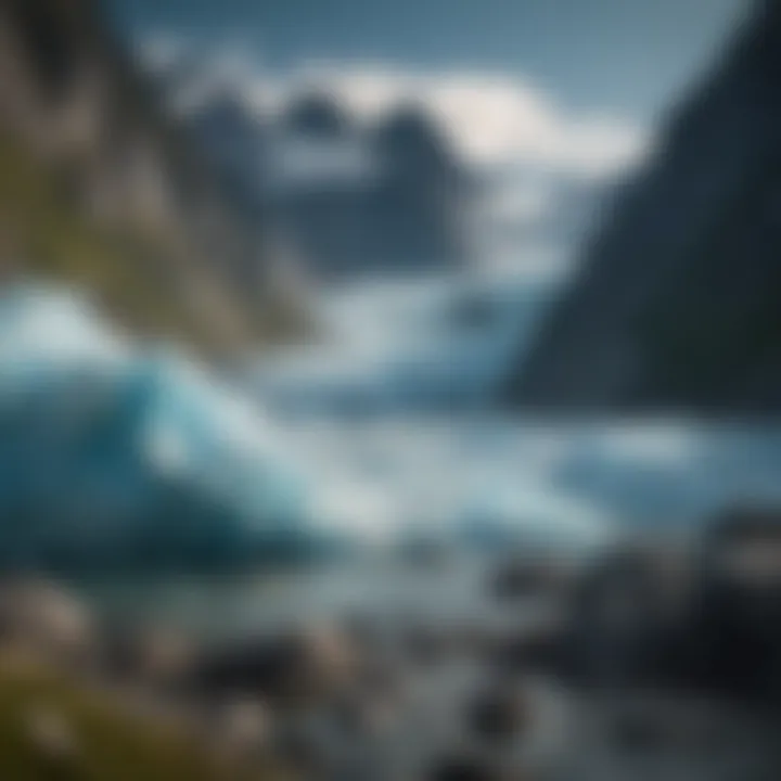 Majestic Glacier in Tracy Fjord