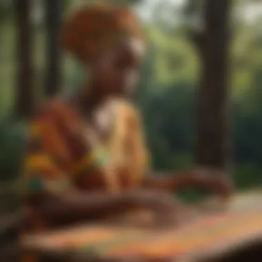 Mastering the Art of Kente Weaving Traditional Kente Weaving Technique