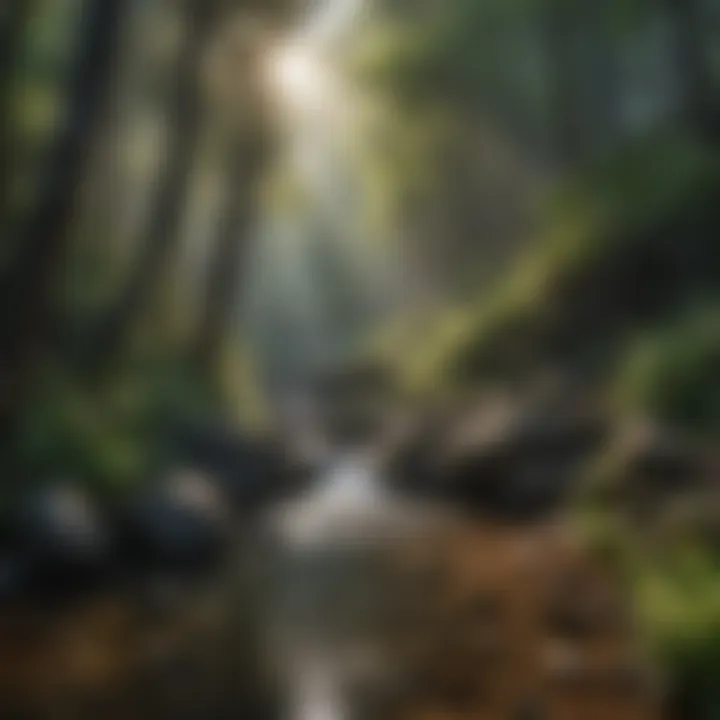 Tranquil Oasis of Coal Creek Tranquil atmosphere of Coal Creek Falls