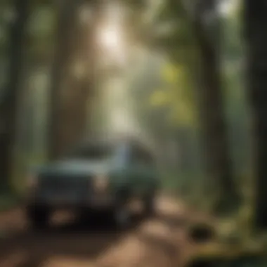 Immersive Forest Canopy Experience Tranquil Forest Canopy at Robe Campground