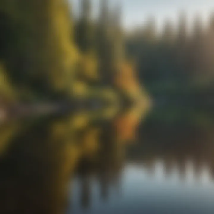 Tranquil Lake Reflection at Beaver Creek