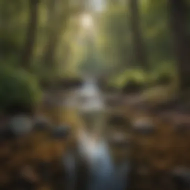 Tranquil Stream Near Cedar Grove Campsite Tranquil Stream Near Cedar Grove Campsite