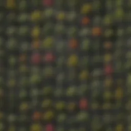 A detailed tree identification chart showcasing various species