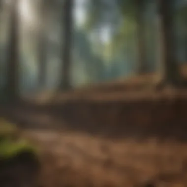 Stable Soil Foundations by Trees Trees enhancing soil stability through deep root systems