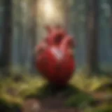 Healthy heart symbolizing cardiovascular health