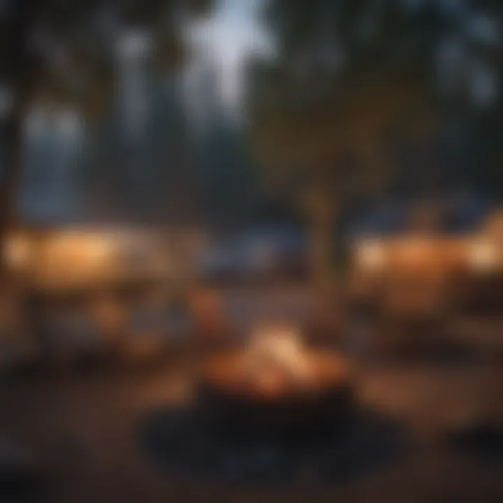 Trinity Bay RV Park Campfire