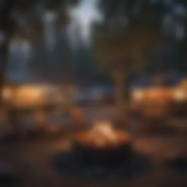 Cozy Campfire Nights at Trinity Bay RV Park Trinity Bay RV Park Campfire