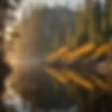 Trinity Lake Sunset Reflection