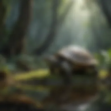 Tropical Rainforest Turtle Habitat