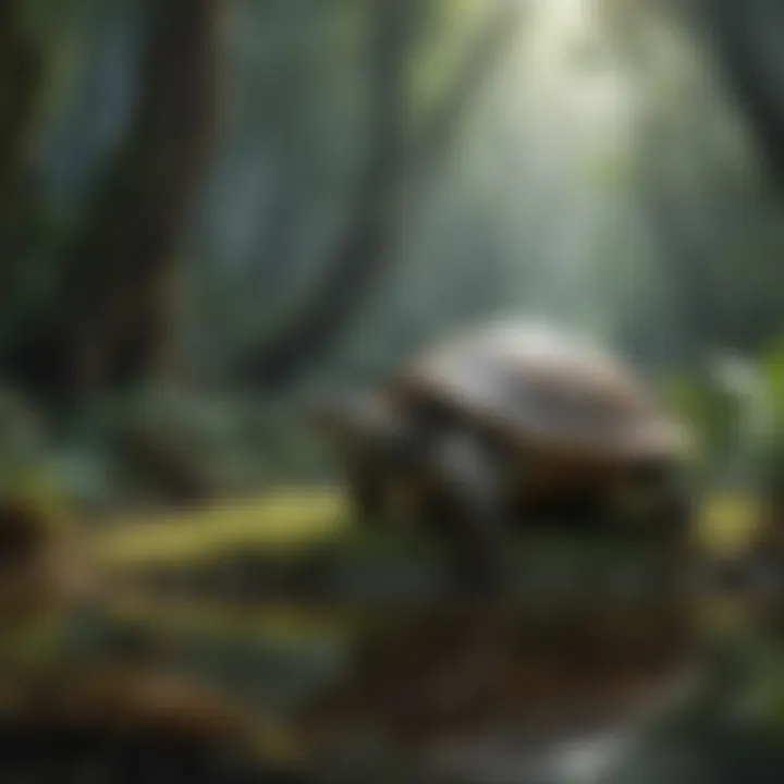Tropical Rainforest Turtle Habitat