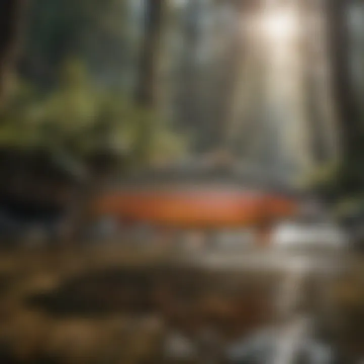 Majestic Trout Behavior