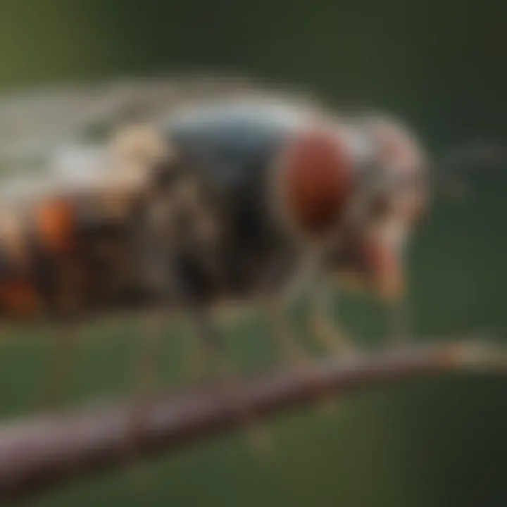 Infographic on managing biting flies during outdoor activities
