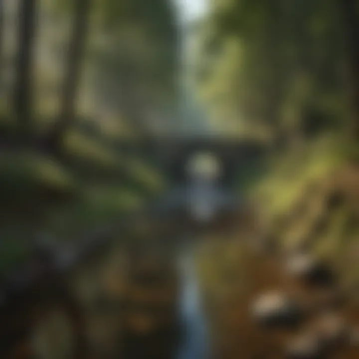 Ecological impact of a culvert on stream flow in a forest