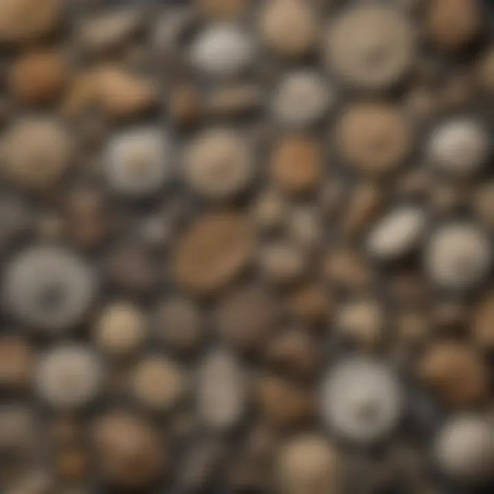 A diverse collection of various fossil types, showcasing their intricate details.