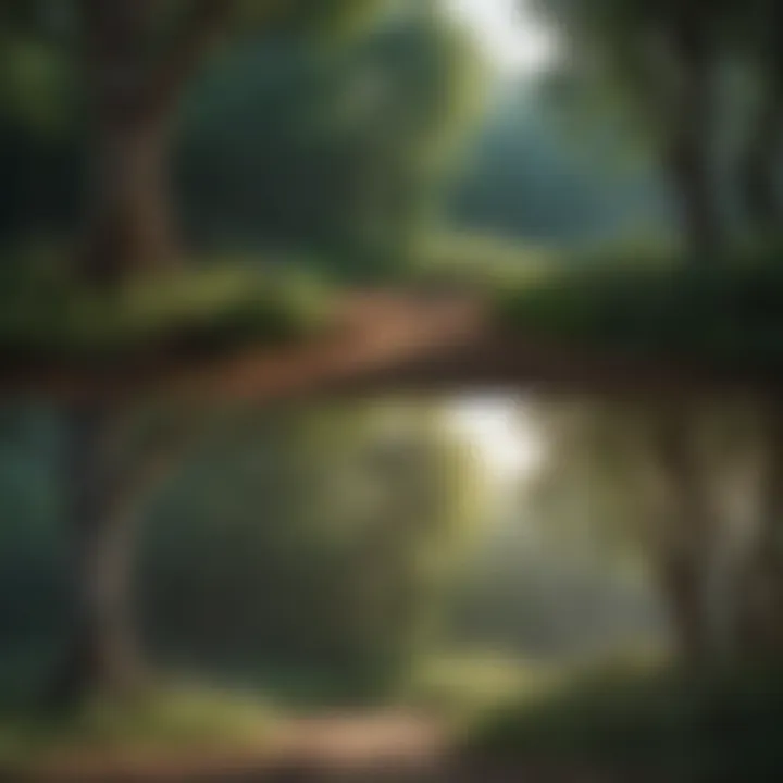 Transformative Effects of Removal Before and after landscapes of honeysuckle removal