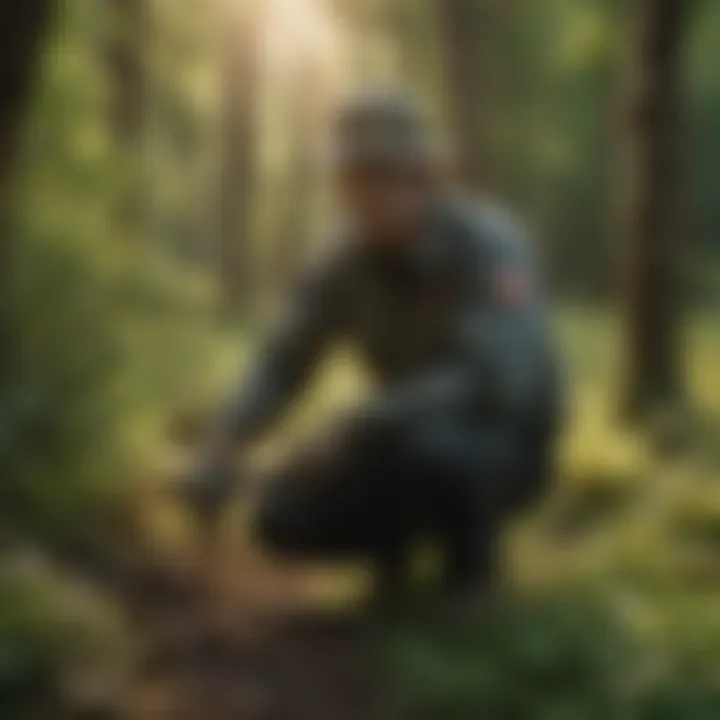 Expertise in Honeysuckle Eradication Professional team implementing honeysuckle eradication methods