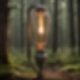 Close-up of the KCR drip torch showcasing its innovative design and features