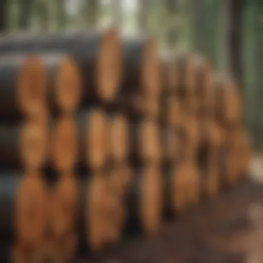 Graph illustrating lumber price trends over the last decade