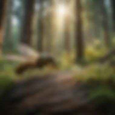 Visual representation of various wasp species interacting in the forest