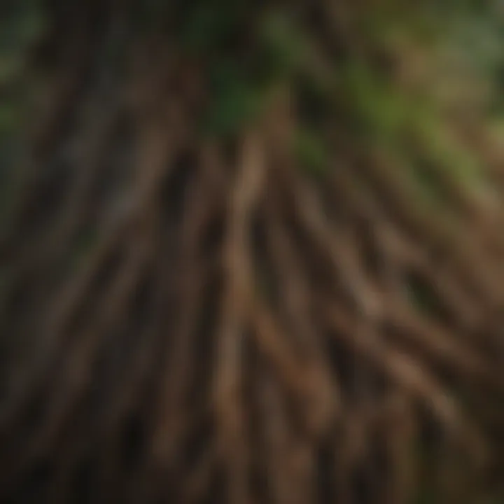 Roots of a Healthy Norway Spruce Plug Close-up of healthy Norway spruce plug roots