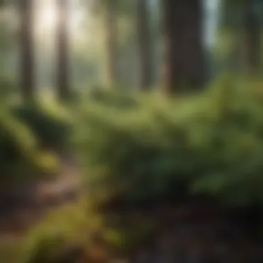 Norway Spruce Plugs in Their Natural Habitat Norway spruce plugs in a fertile forest setting