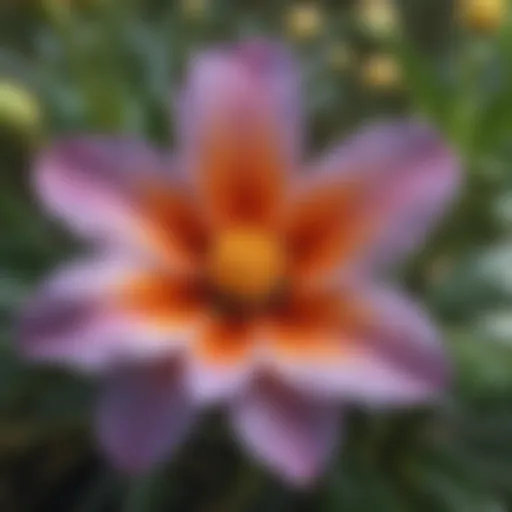 A close-up of a highly toxic flowering plant showcasing its vibrant petals.