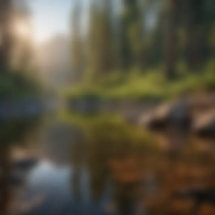 Scenic view of a national park landscape