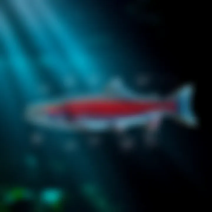 Lifecycle stages of steelhead salmon depicted in a diagram