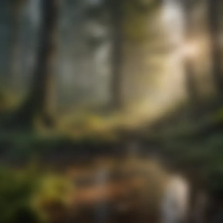 Wildlife habitat showcasing diverse ecosystems