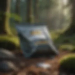 Wag Bag Waste Kit displayed in a natural forest setting