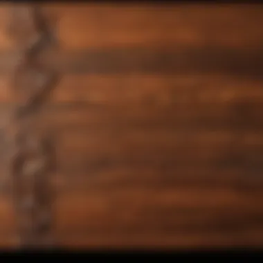 A beautifully finished wooden project highlighting its stained surface