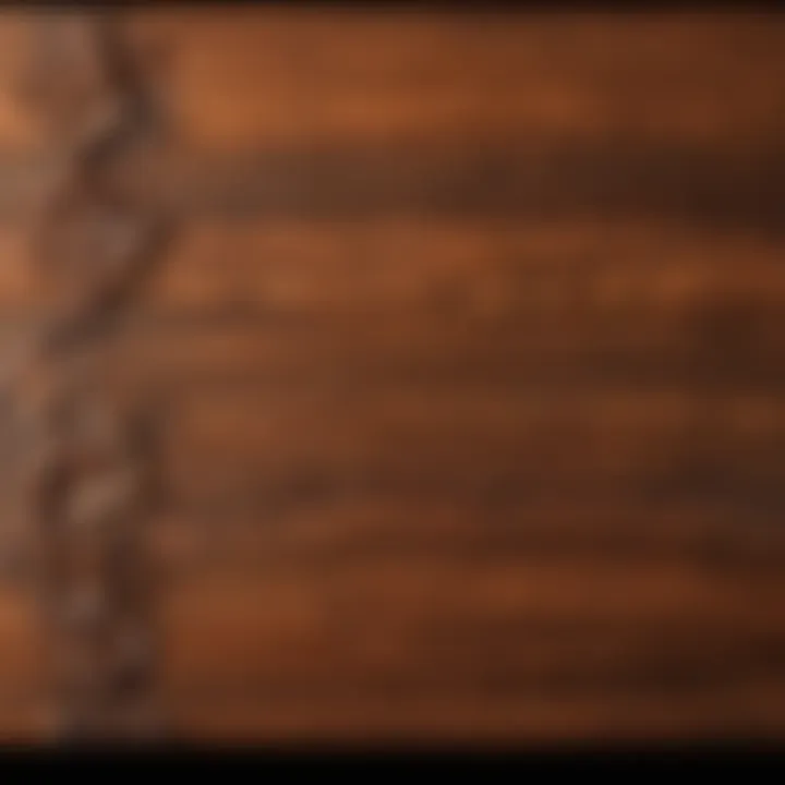 A beautifully finished wooden project highlighting its stained surface