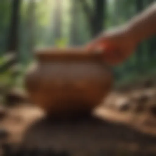 Revealing the Intricacies of Ancient Pottery Ancient Pottery Unearthed in Archeological Excavation