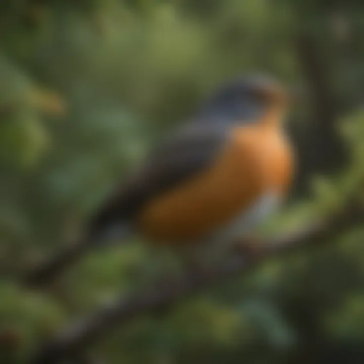 Soothing Calls of the American Robin