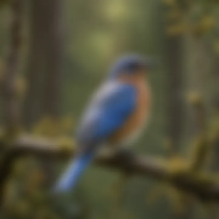 Harmonious Symphony of the Eastern Bluebird