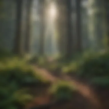 Diverse Flora and Fauna in American Forests