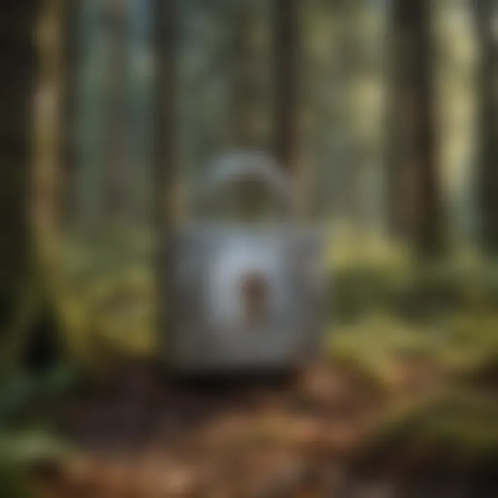 Data Encryption Significance Illustration showcasing the importance of data encryption