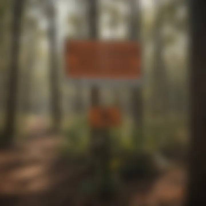 Regulatory Signs for Hunting Season in Mississippi